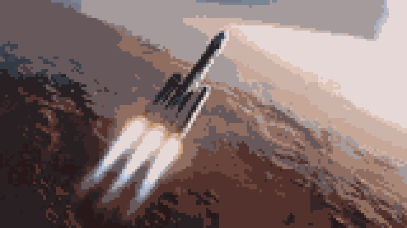After: Floyd-Steinberg Pixel Art